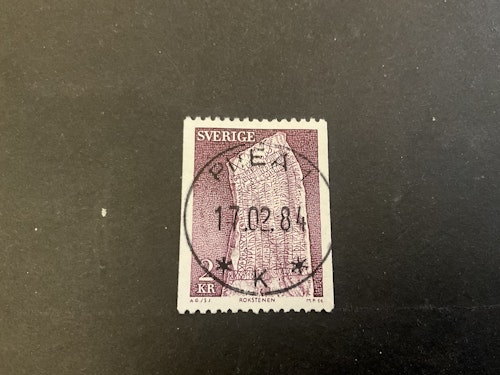 Rökstenen facit 924 V2 lyxstämplat PITEÅ 1