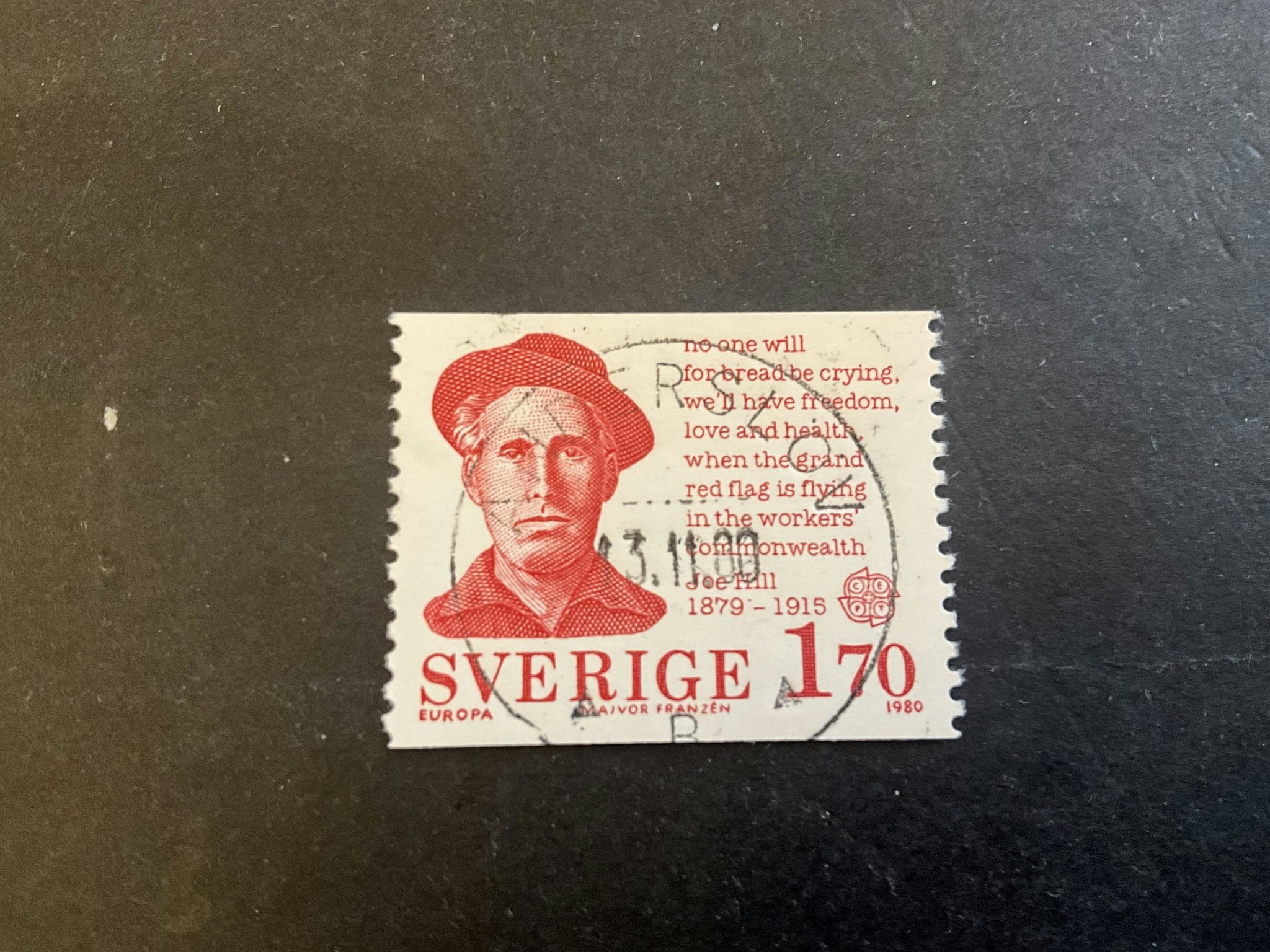 Europa IX facit nr 1124 lyxstämplat ANDERSLÖV
