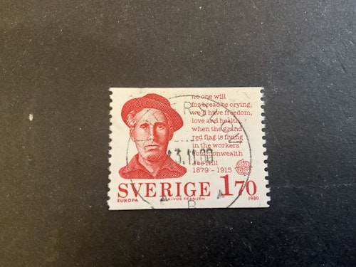 Europa IX facit nr 1124 lyxstämplat ANDERSLÖV
