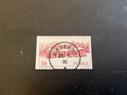 Hälsingland facit 1125 lyxstämplat KÅGERÖD