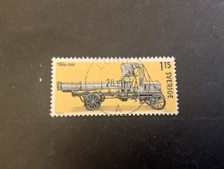 Svensk bilhistoria facit nr 1136 lyxstämplat LUND 8