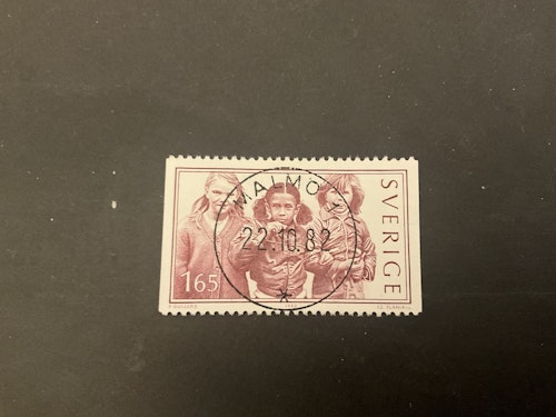 Leva tillsammans facit nr 1221 lyxstämplat MALMÖ 1