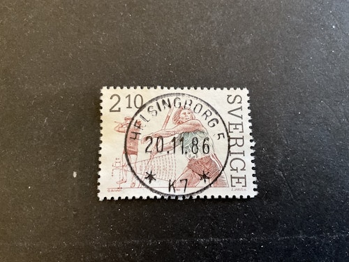 Friidrott facit nr 1421 lyxstämplat HELSINGBORG 5