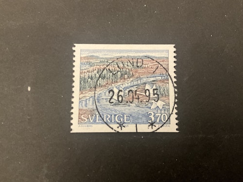Nationalparker 2 facit 1601 lyxstämplat LUND 1