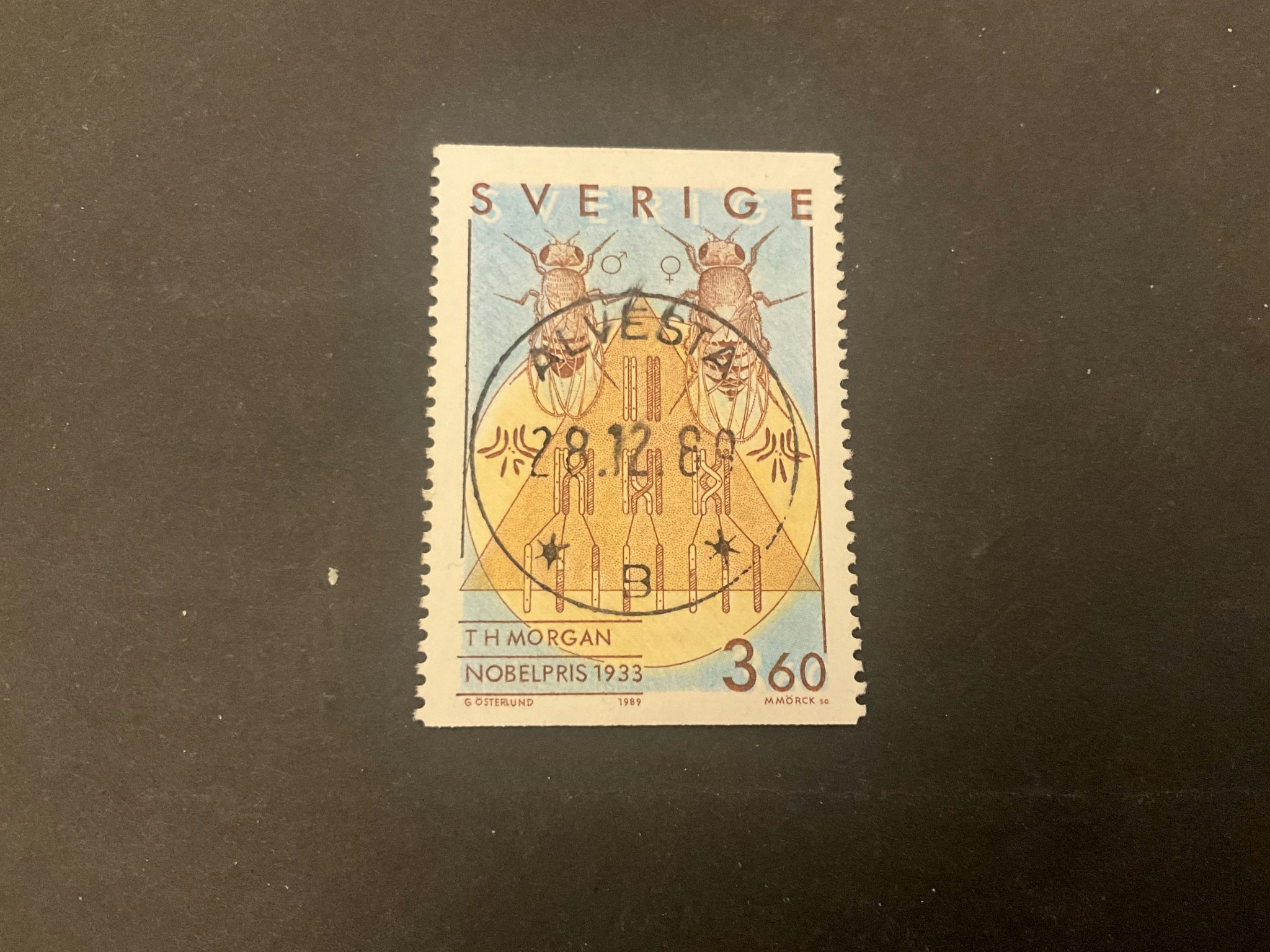 Nobelpristagare fysologi eller medicin facit 1589 lyxstämplat ALVESTA