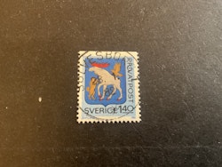 Rabattmärken III facit nr 1163 lyxstämplat SÖLVESBORG 1