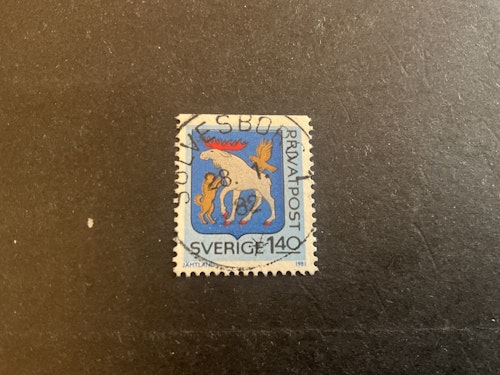 Rabattmärken III facit nr 1163 lyxstämplat SÖLVESBORG 1