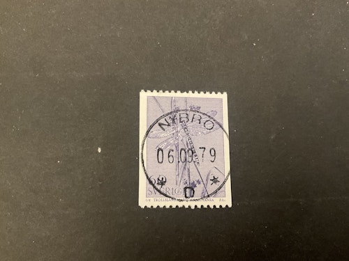 Trollslända facit nr 1092 lyxstämplat NYBRO