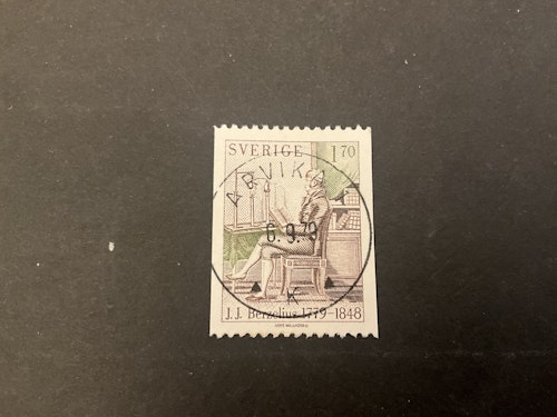 Jöns Berzelius facit nr 1090 lyxstämplat ARVIKA 1