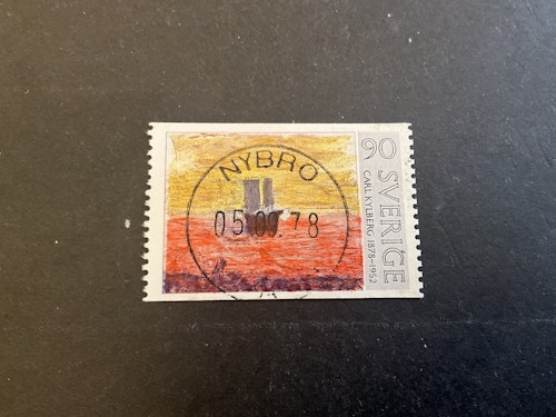 Tre svenska konstnärer facit nr 1051 lyxstämplat NYBRO