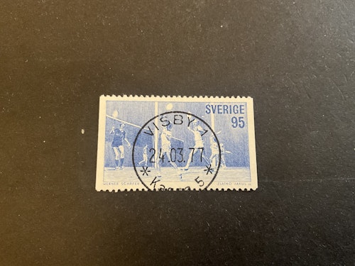 Motionsidrott facit nr 997 lyxstämplat VISBY 1