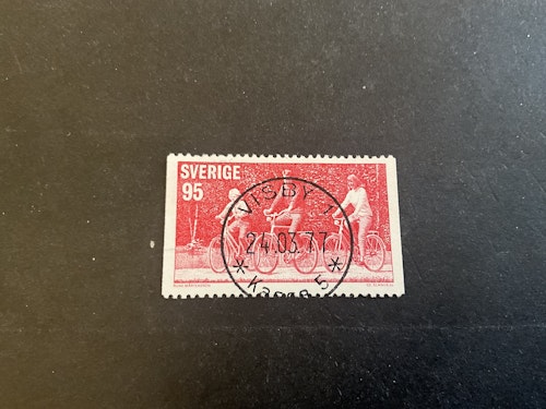 Motionsidrott facit nr 995 lyxstämplat VISBY 1