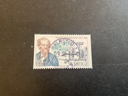 Tekniska nydanare facit nr 977 lyxstämplat HALMSTAD 1