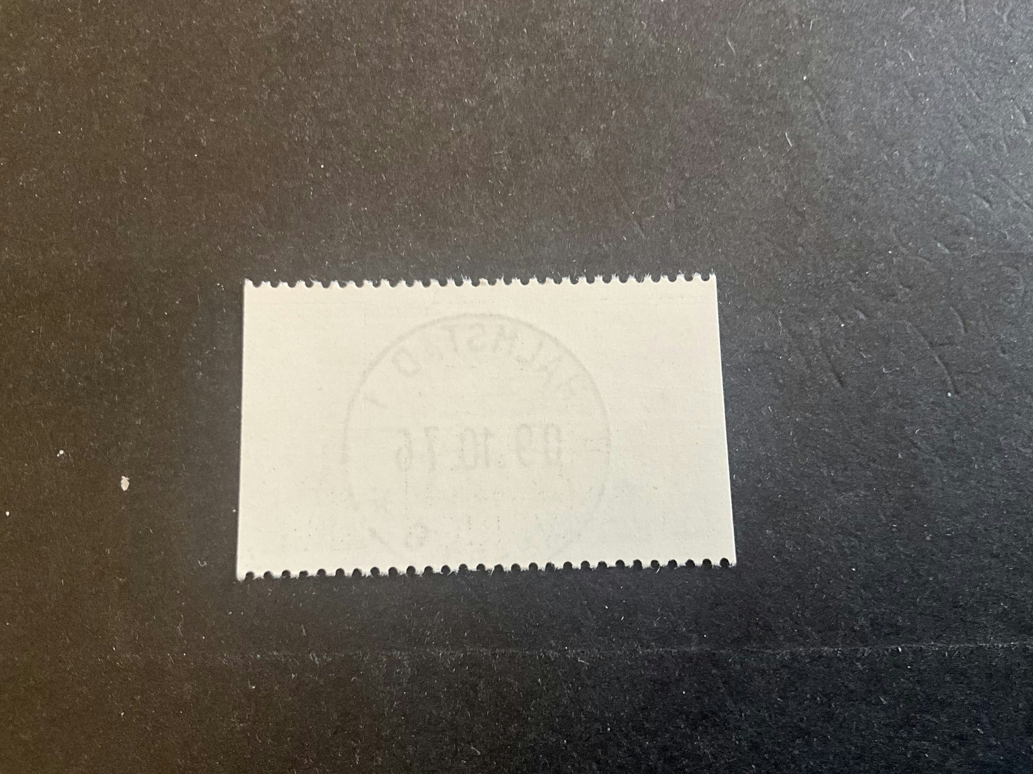 Tekniska nydanare facit nr 977 lyxstämplat HALMSTAD 1