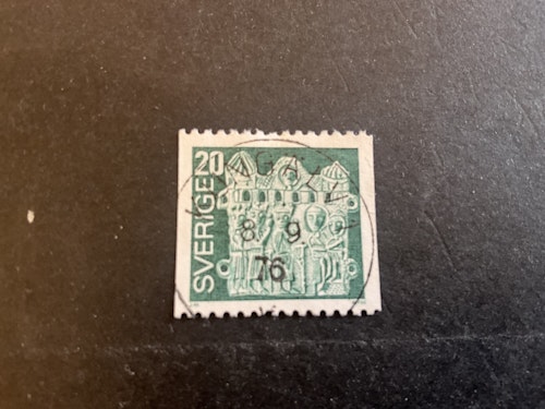 Pilgrimsmärke facit nr 972 praktstämplat KUNGÄLV 1