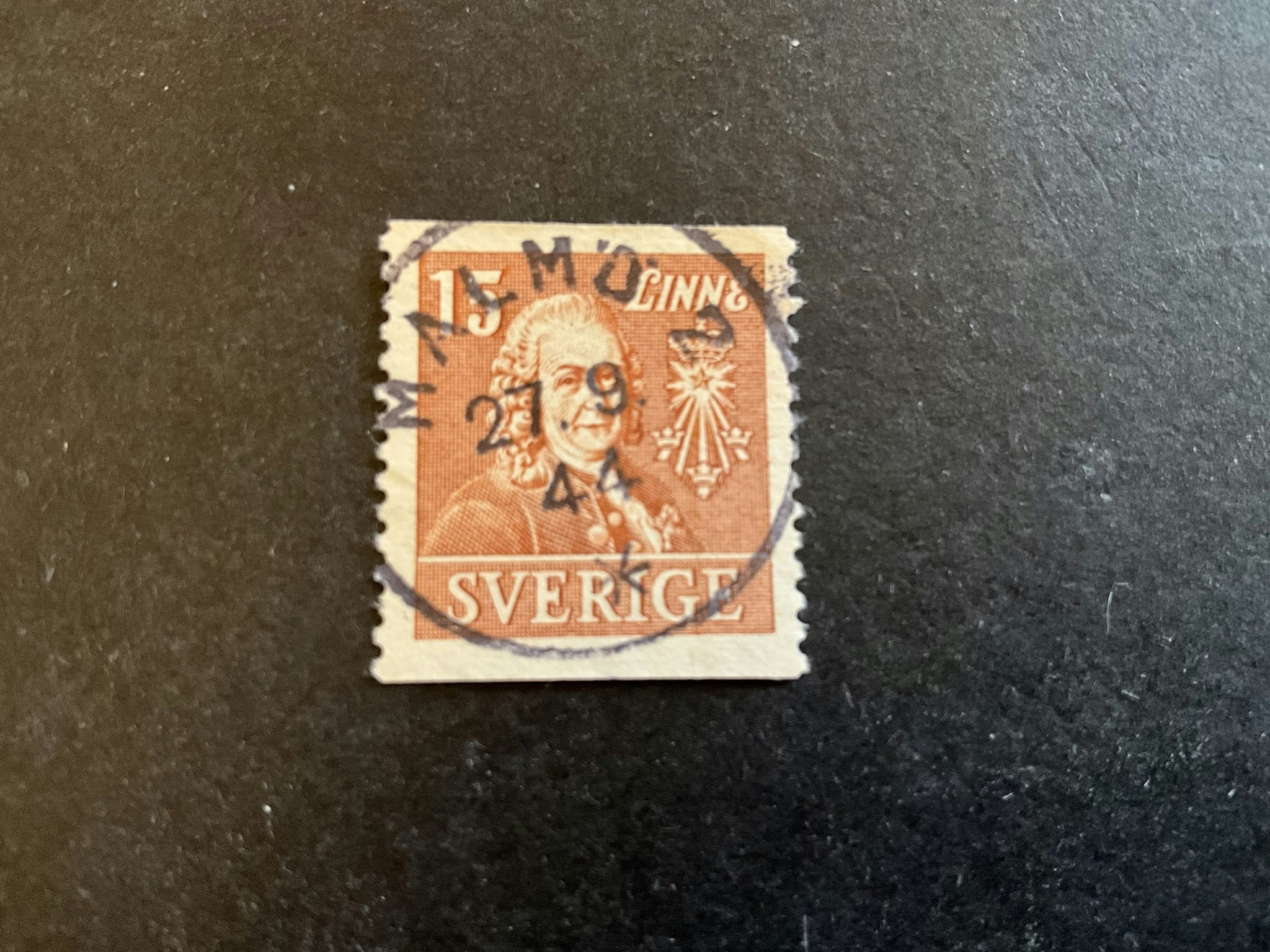 Linné facit nr 321 A praktstämplat MALMÖ 2