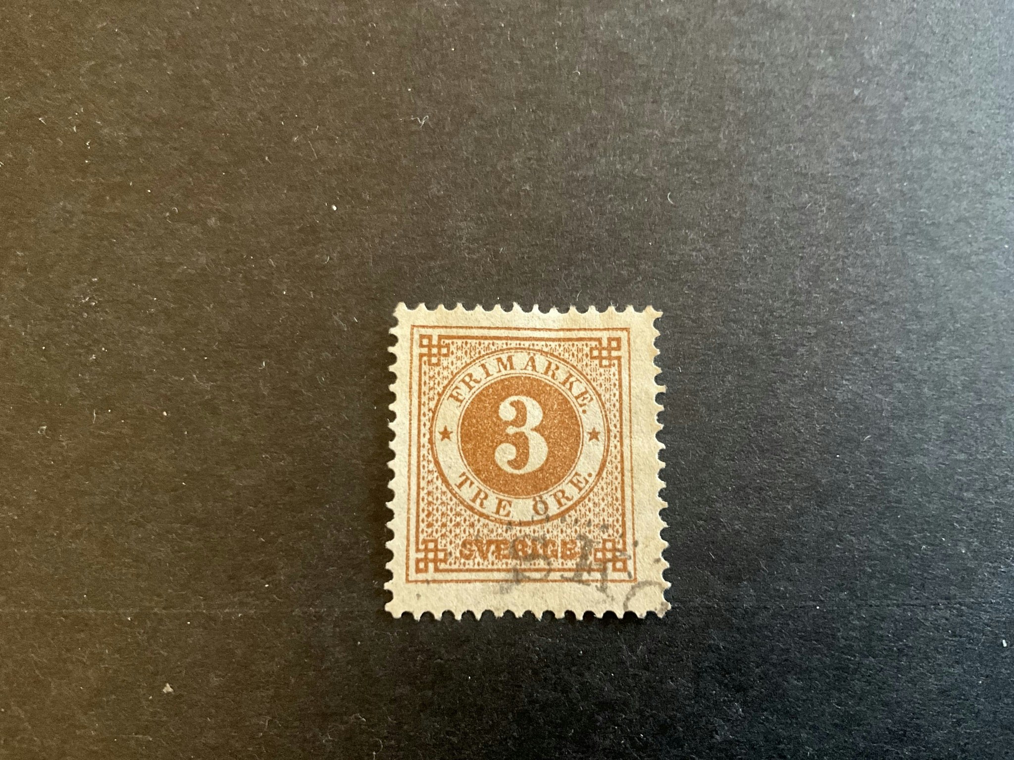 Ringtyp PH facit nr 41 stämplat märke