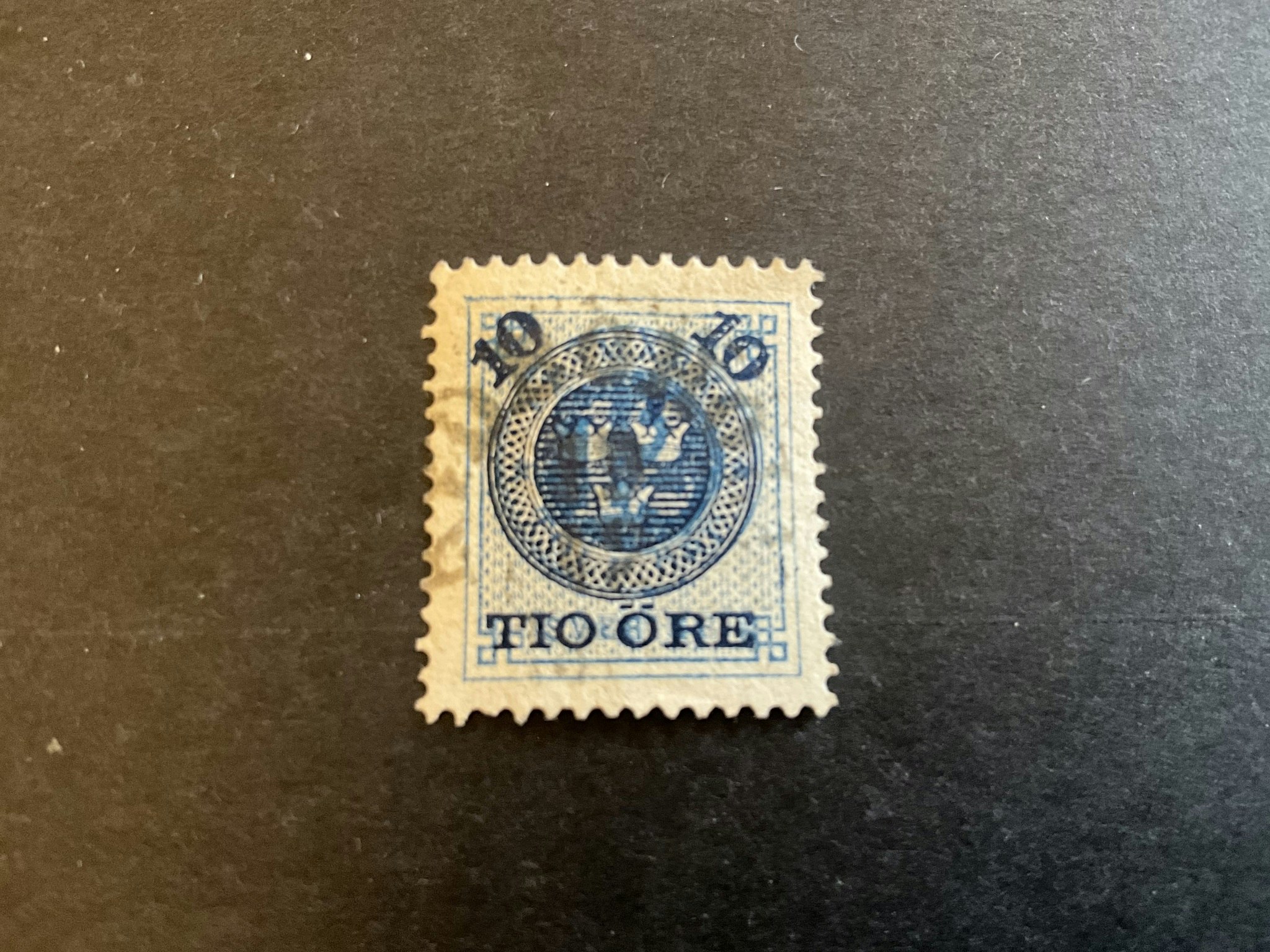 Ringtyp provisorier facit nr 50 stämplat märke