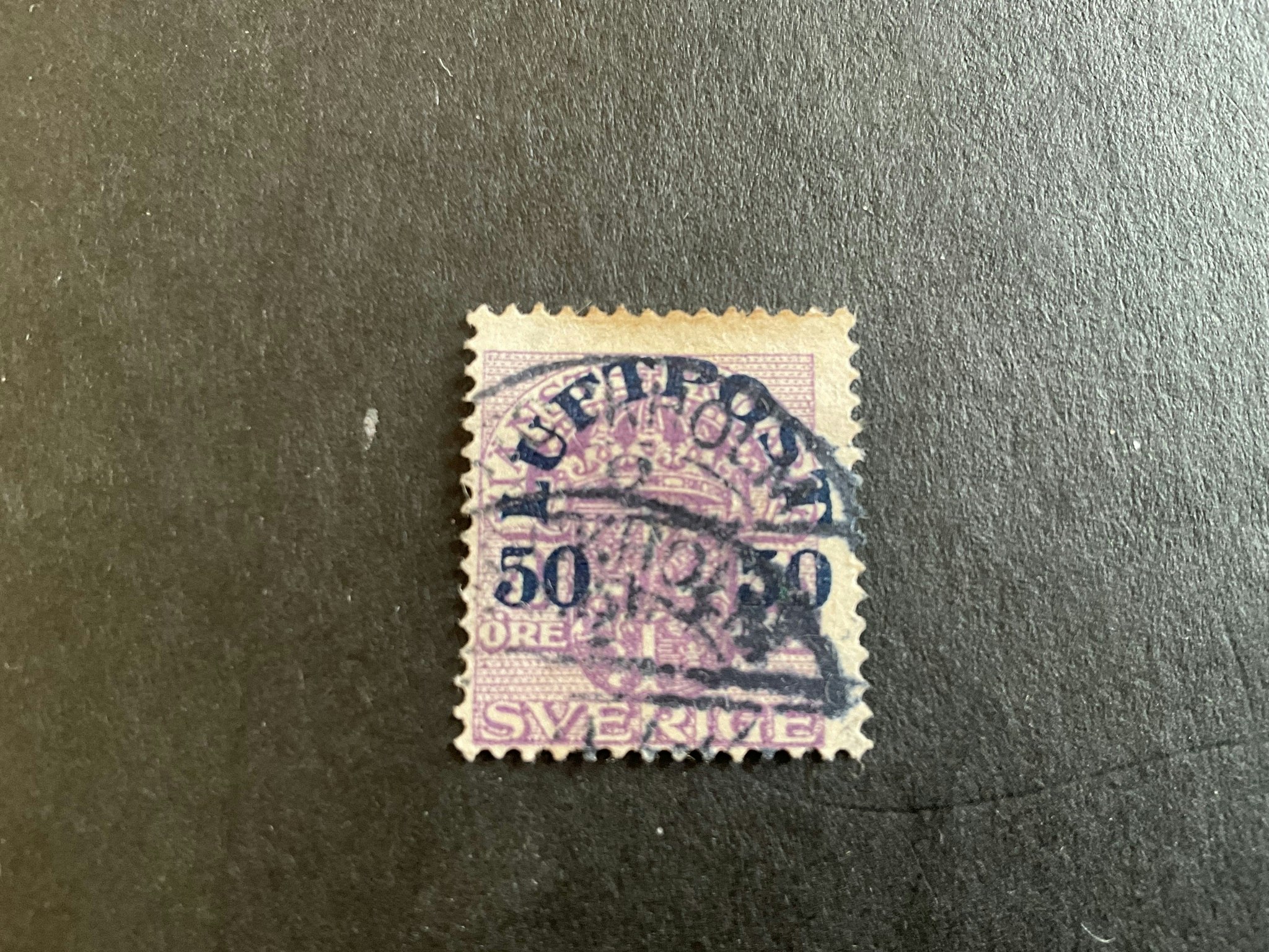 Flygpostfrimärken facit nr 138 cc stämplat märke