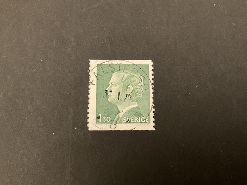 Carl XVI Gustaf typ I facit nr 952 A utan fluoroscense lyxstämplat FALSTERBO