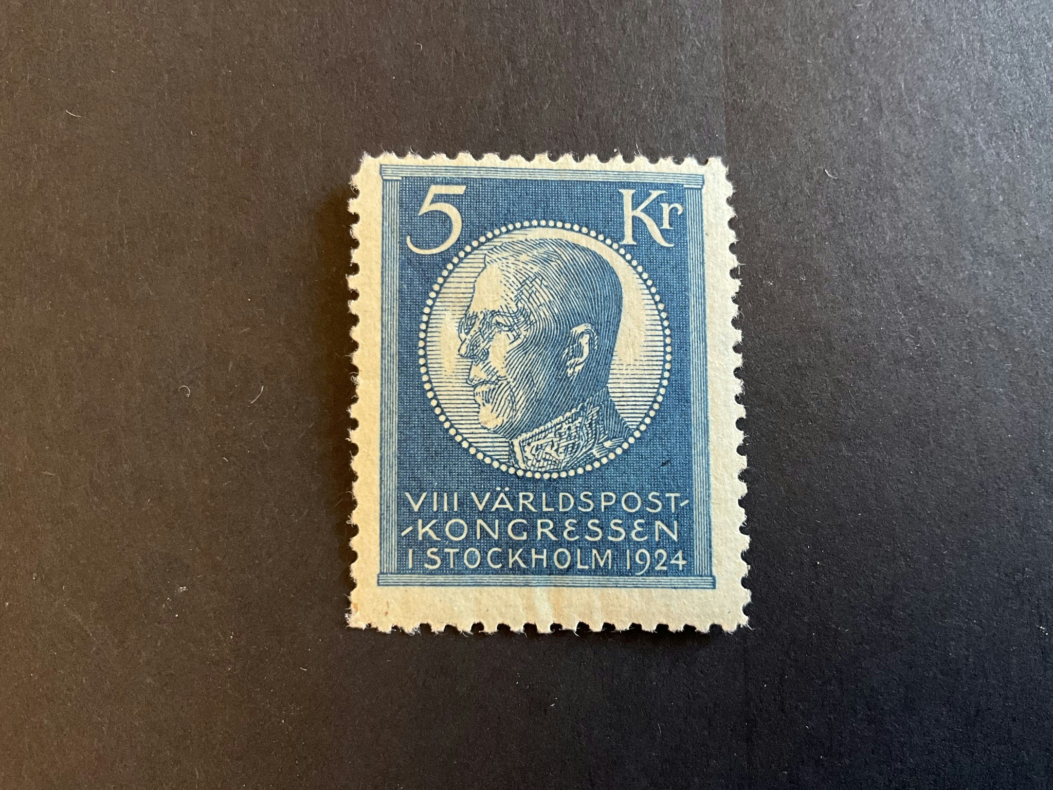 Världspostkongressen facit 210 postfriskt märke