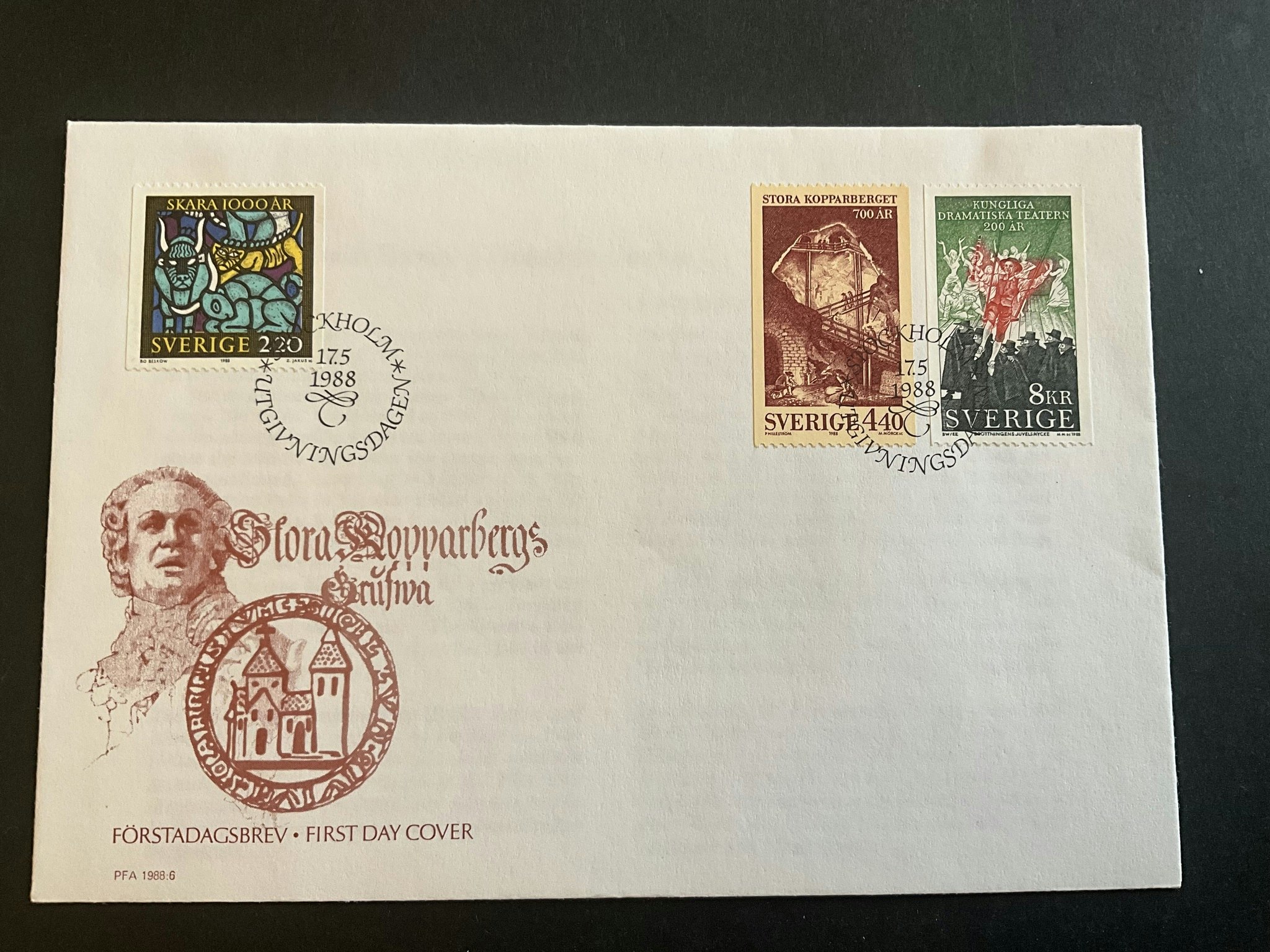 FDC Jubileer facit nr 1509-1511