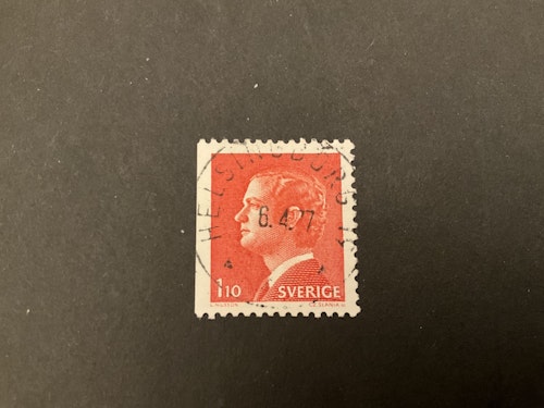 Carl XVI Gustaf typ I facit nr 919 B1 lyxstämplat HELSINGBORG 19