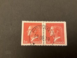 Carl XVI Gustaf typ I facit 919 BB praktstämplat par RÖSTÅNGA