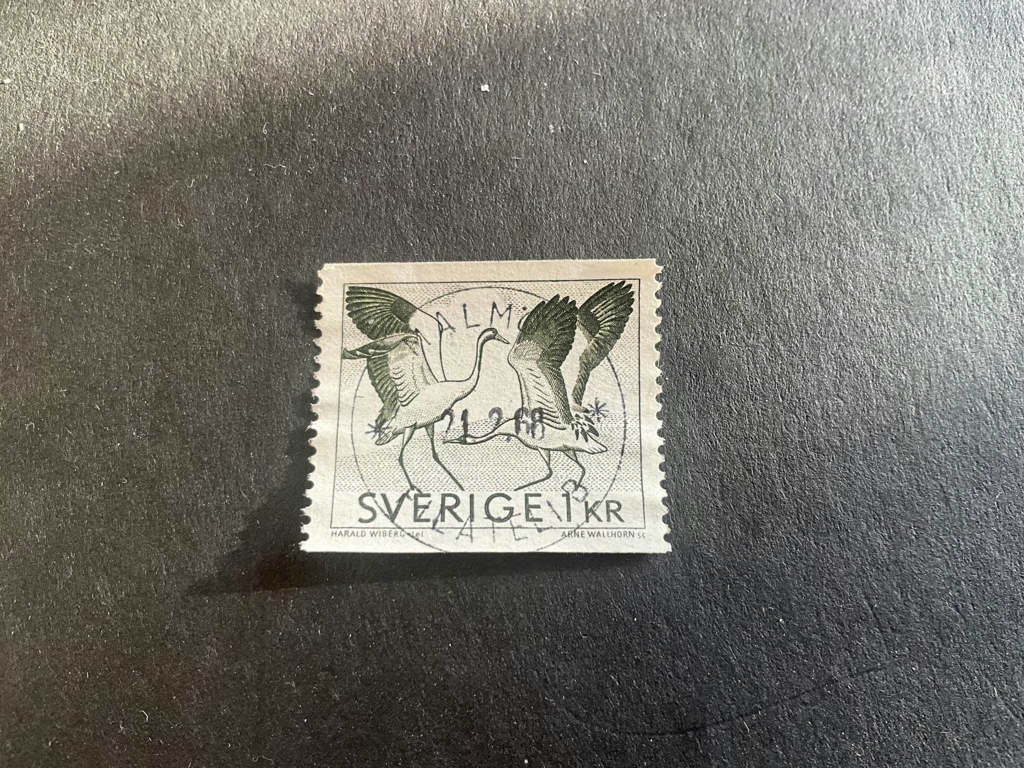 Trandans facit nr 621 lyxstämplat MALMÖ 1