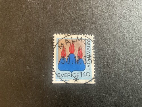 Rabattmärken IV facit nr 1208 lyxstämplat MALMÖ 1