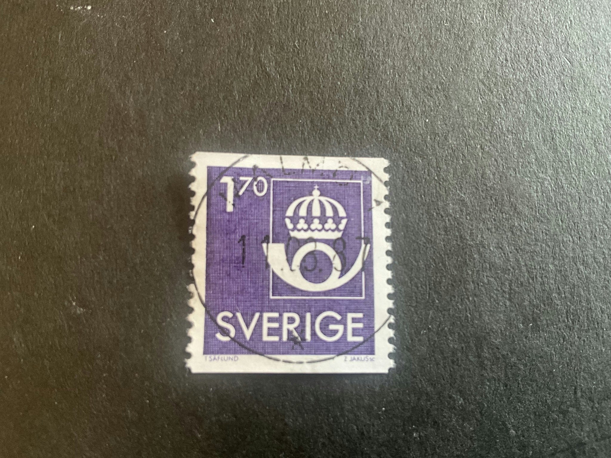 Postens emblem facit nr 1396 lyxstämplat MALMÖ 1