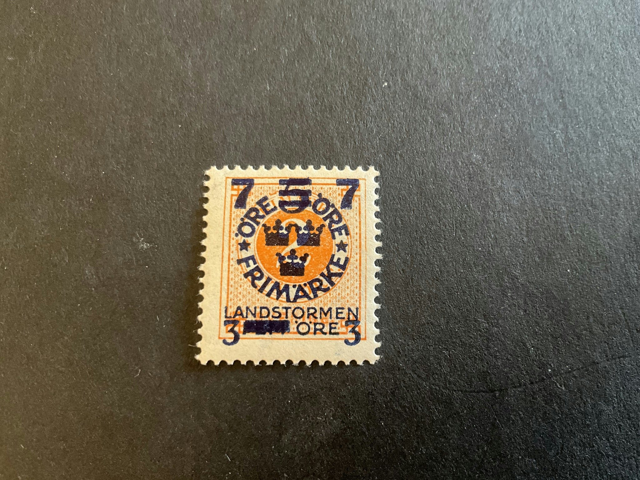Landstormen III facit nr 126 cz postfriskt märke