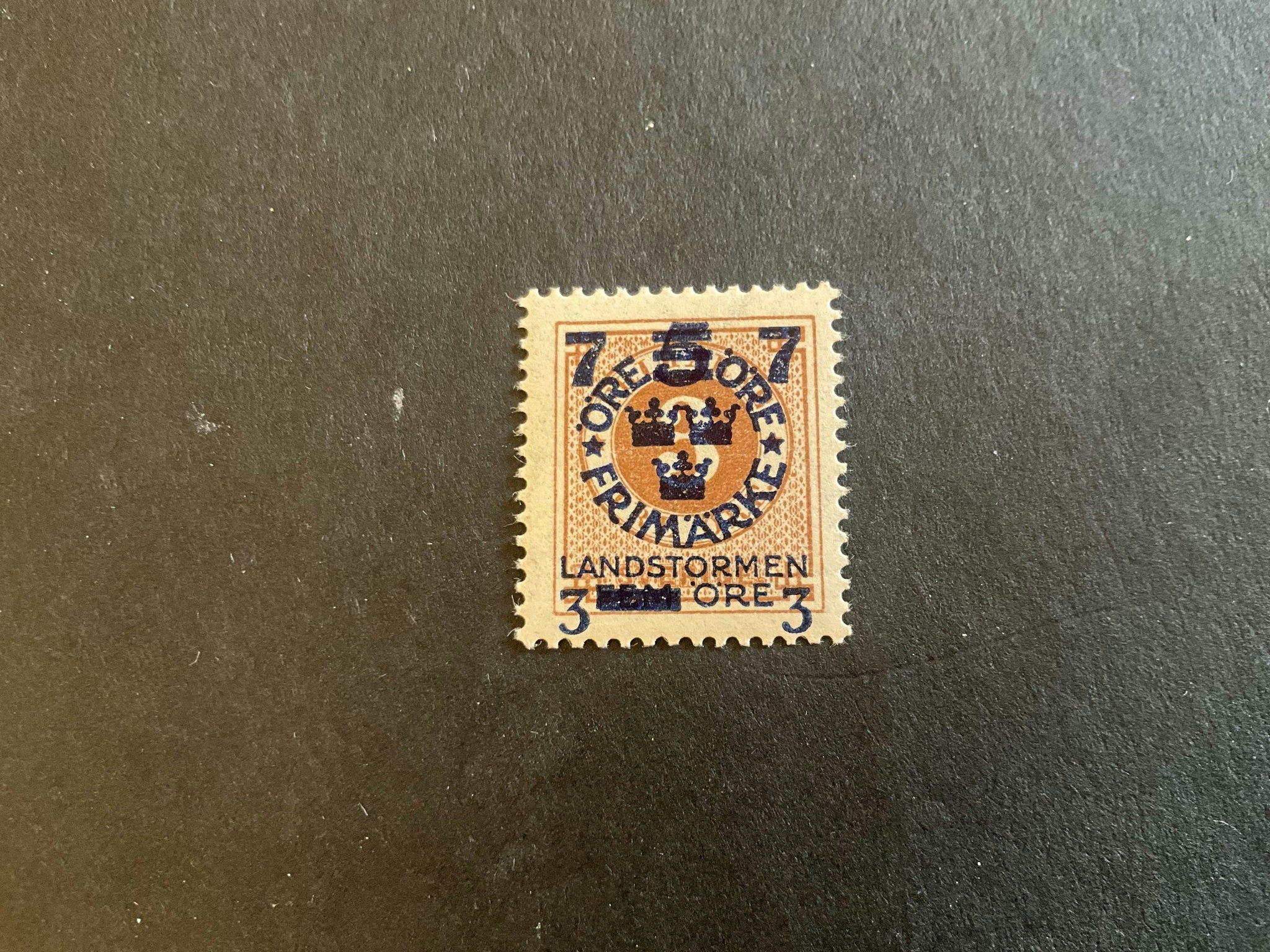 Landstormen III facit nr 127 cz postfriskt märke