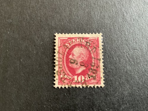 Oscar II facit 54 praktstämplat BJERSJÖLAGÅRD