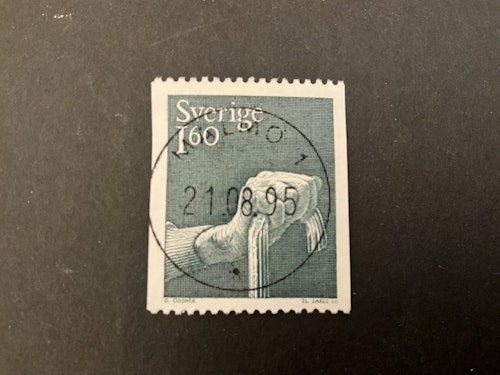 Ta hand om facit nr 1121 lyxstämplat MALMÖ 1