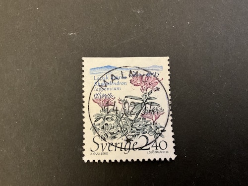 Nationalparker 1 facit nr 1583 lyxstämplat MALMÖ 1