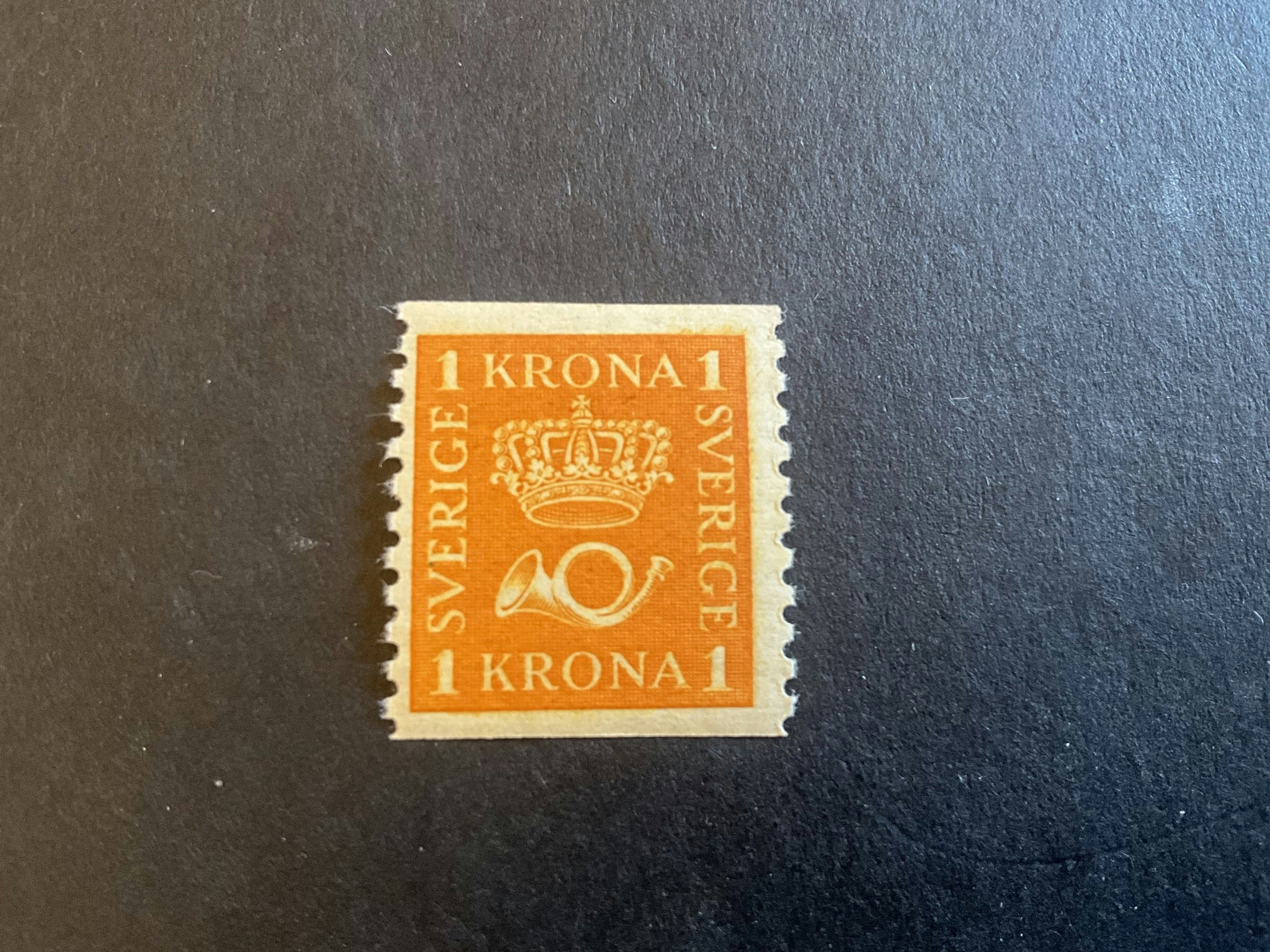 Postemblem facit nr 168 a Agry papper postfriskt märke