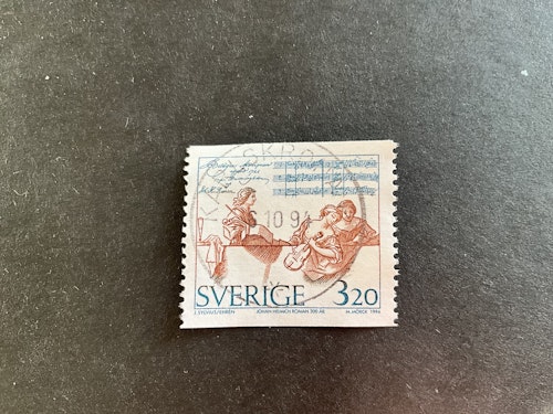 J H Roman facit nr 1857 lyxstämplat KARLSKRONA