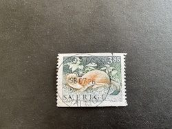 Vilda djur 3 facit nr 1942 A lyxstämplat POSTEN MALMÖ