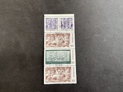 Gotländska stenmästare facit nr 734-737 lyxstämplat block VÄSTERVIK