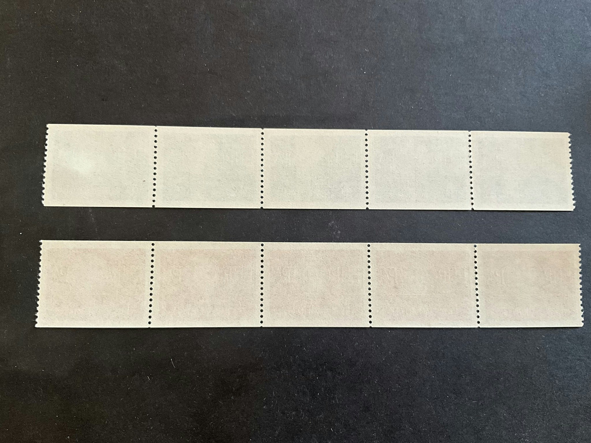Europa I facit nr 517 och 518 postfriska 5-strip