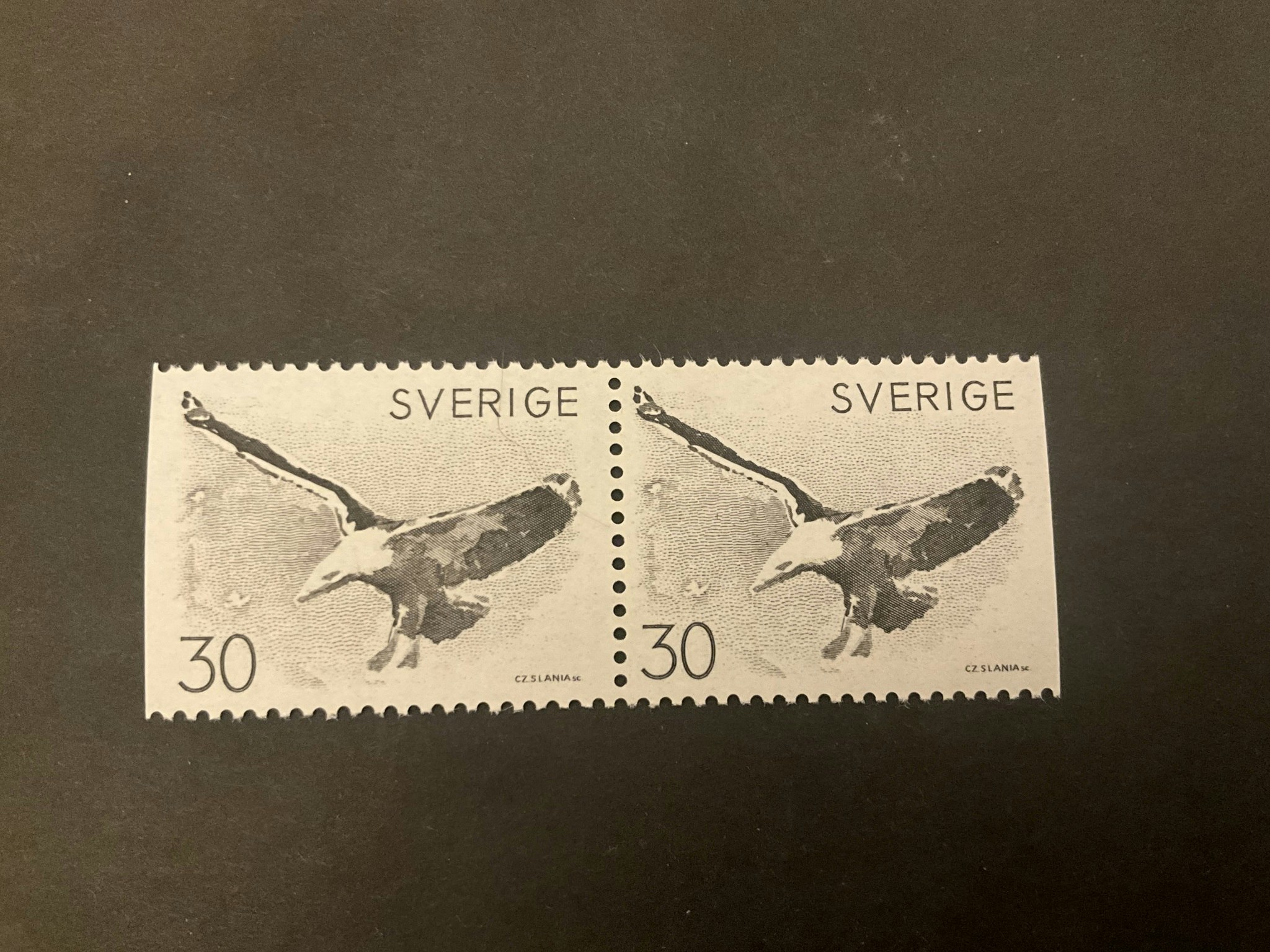 Bruno Liljefors djur facit nr 643 BB postfriskt par