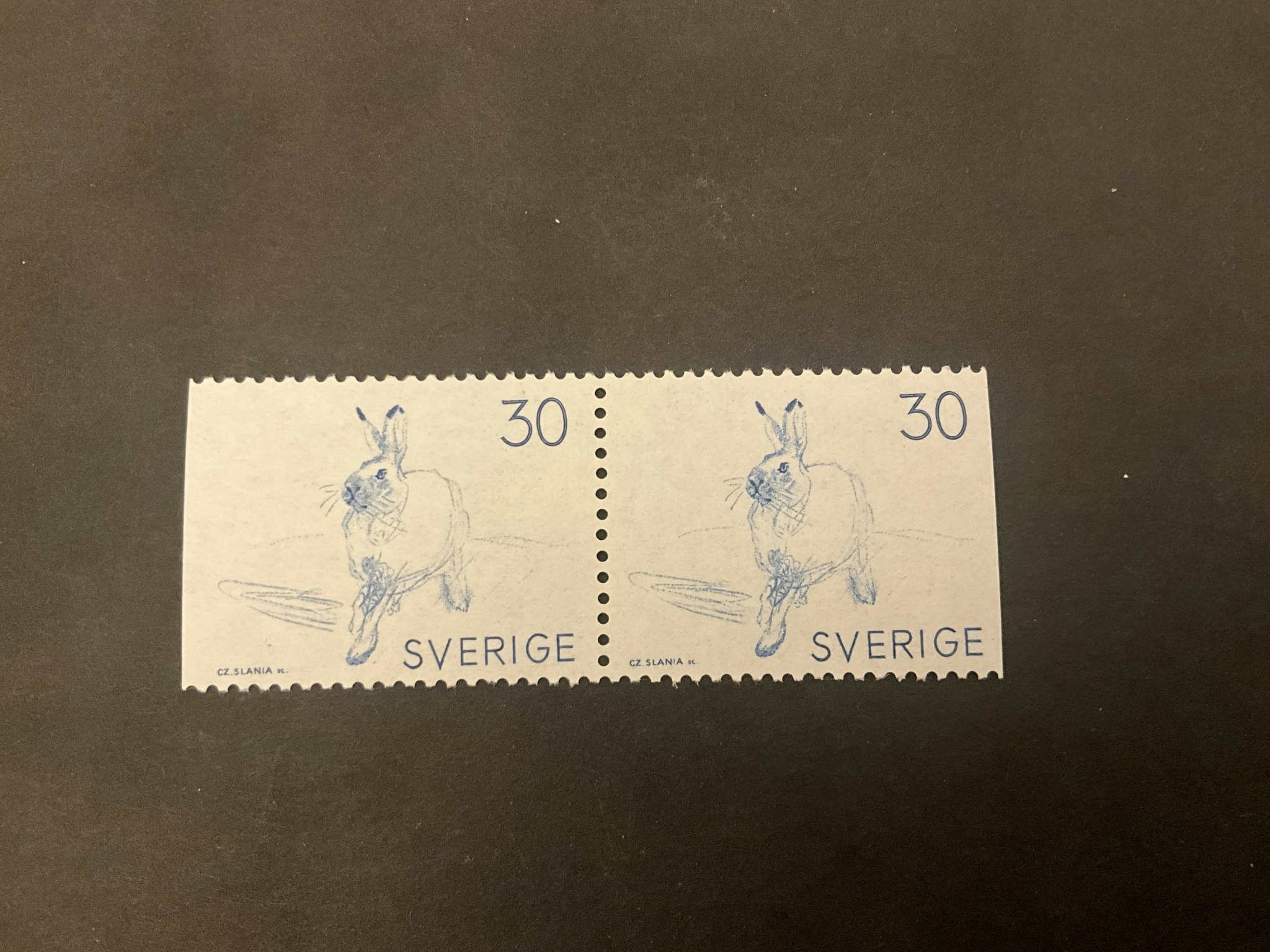 Bruno Liljefors djur facit 642 BB postfriskt par