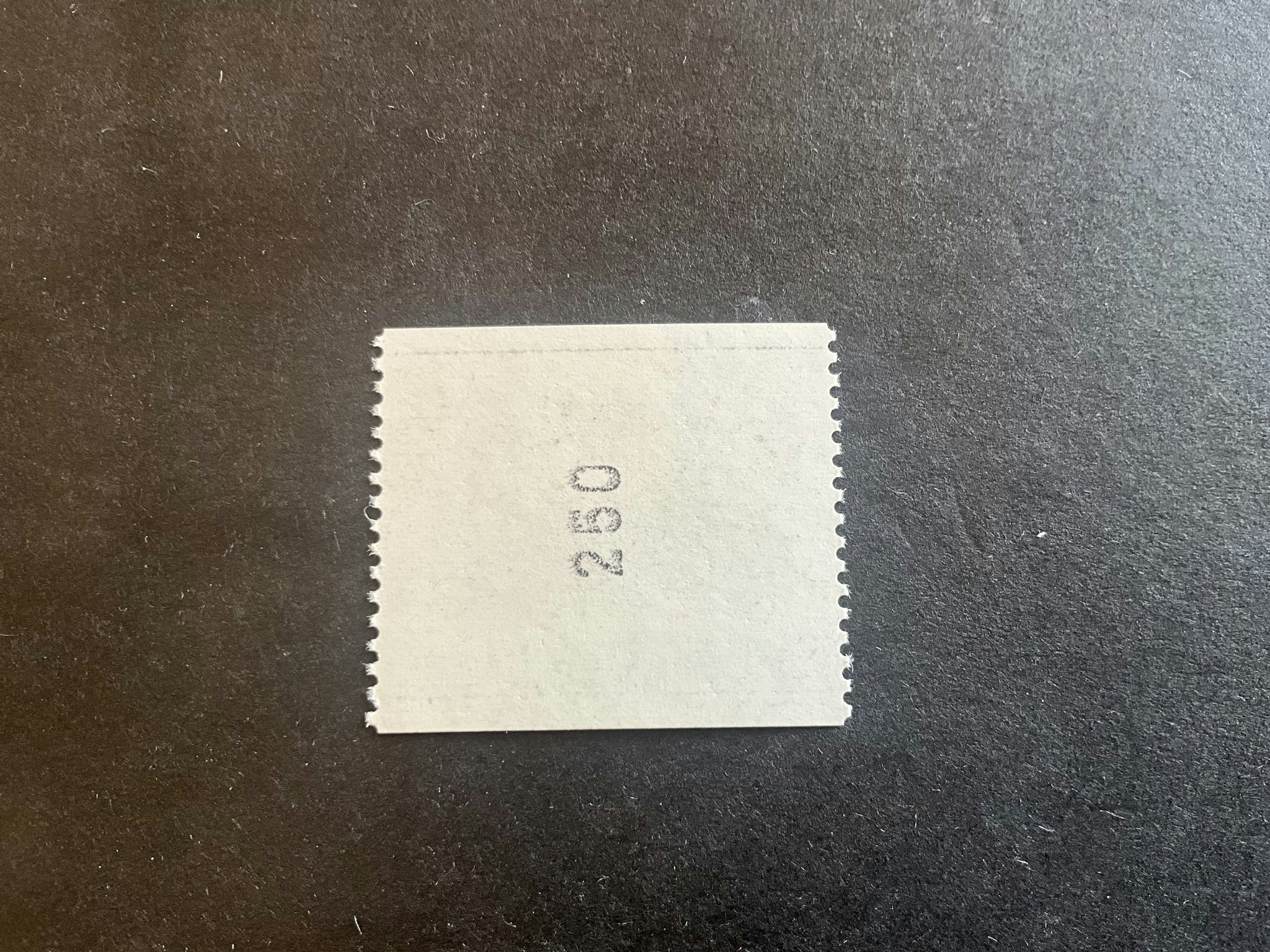 Bruksfrimärken facit nr 615 A2 med öppen mule postfriskt