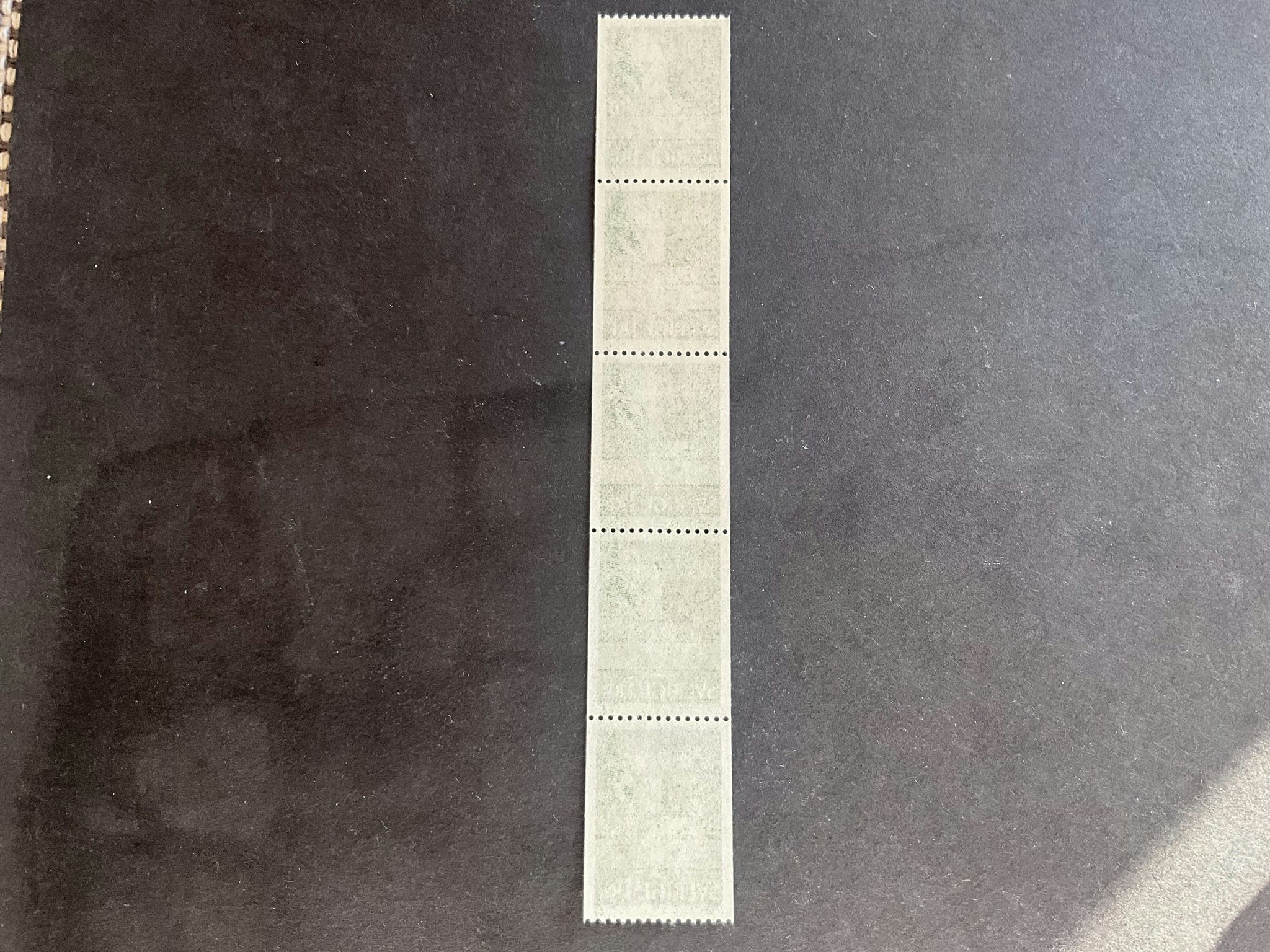 Almqvist facit nr 586 postfriskt 5-strip