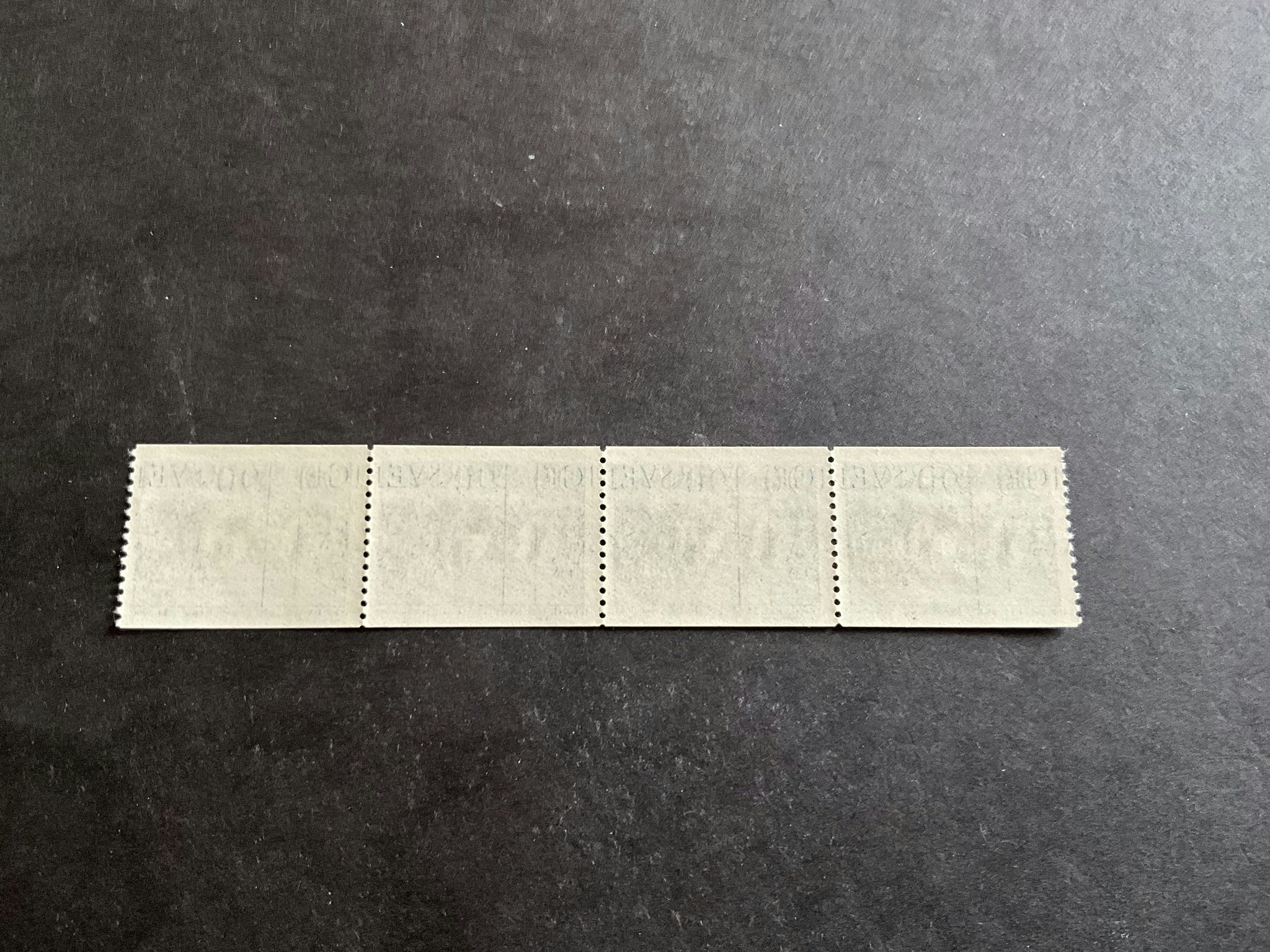 Skytteväsendet 100 år facit nr 514 i postfriskt 4-strip