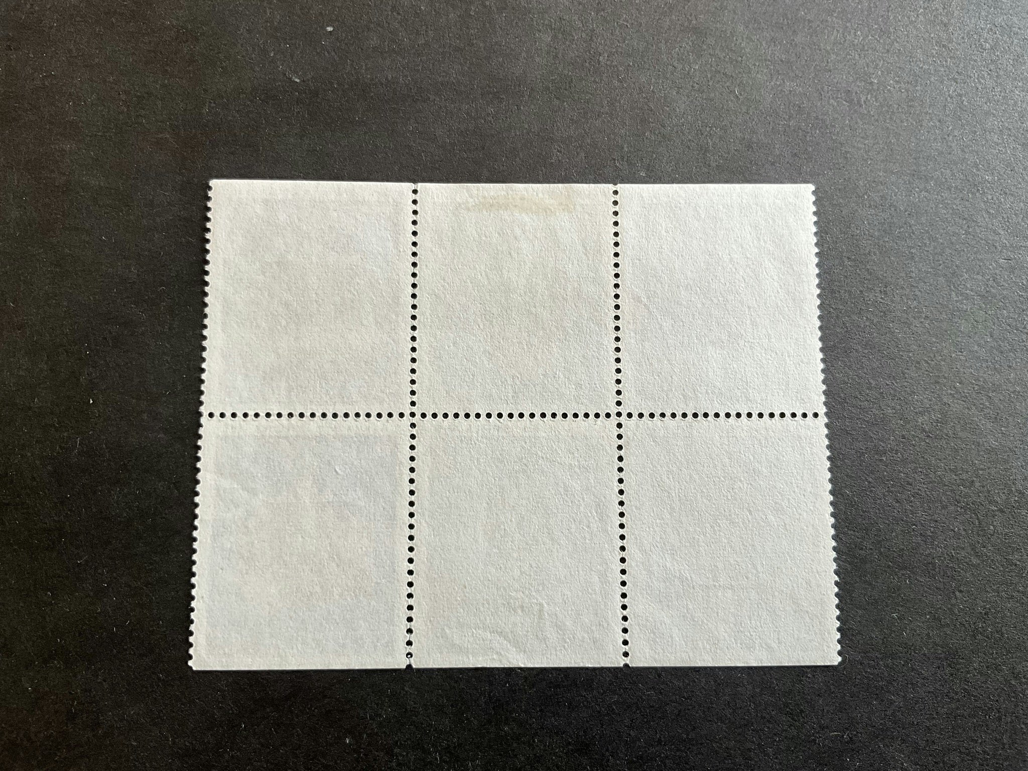 Riksregalierna facit nr 740-742 BB i stämplat 6-block