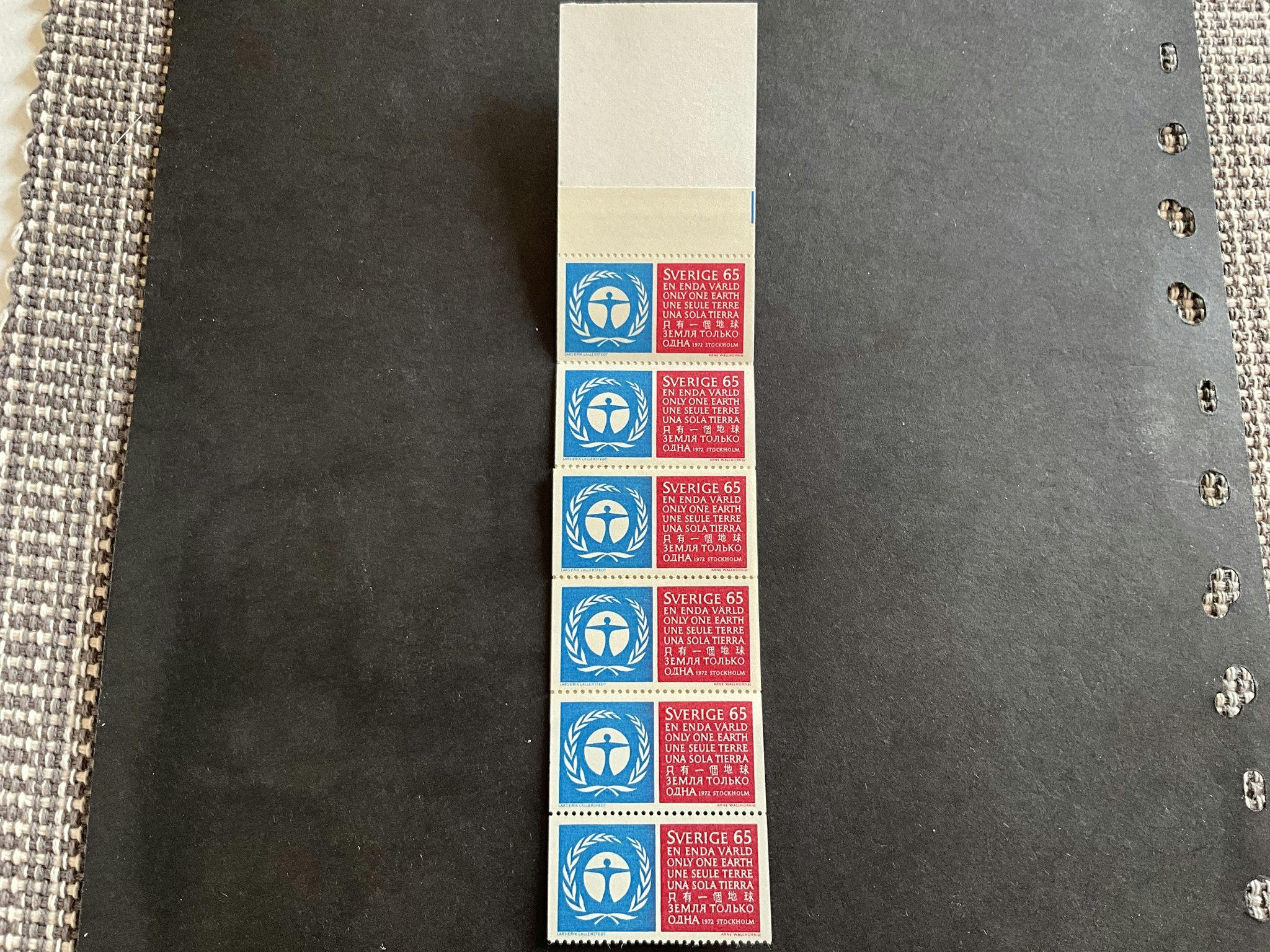 Miljövård facit nr H 256 postfriskt häfte