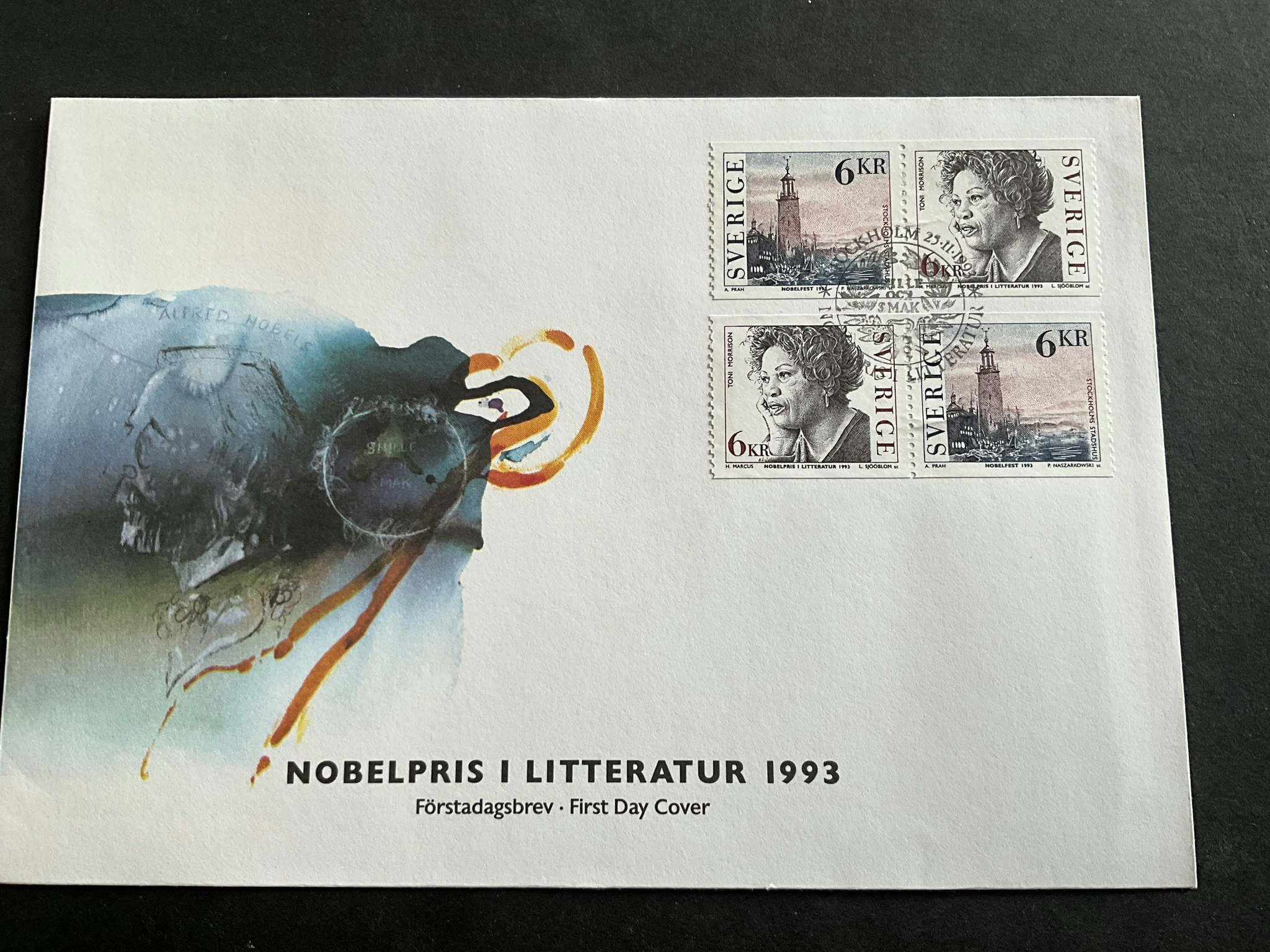 Nobelpris litteratur facit nr 1818-1819 FDC
