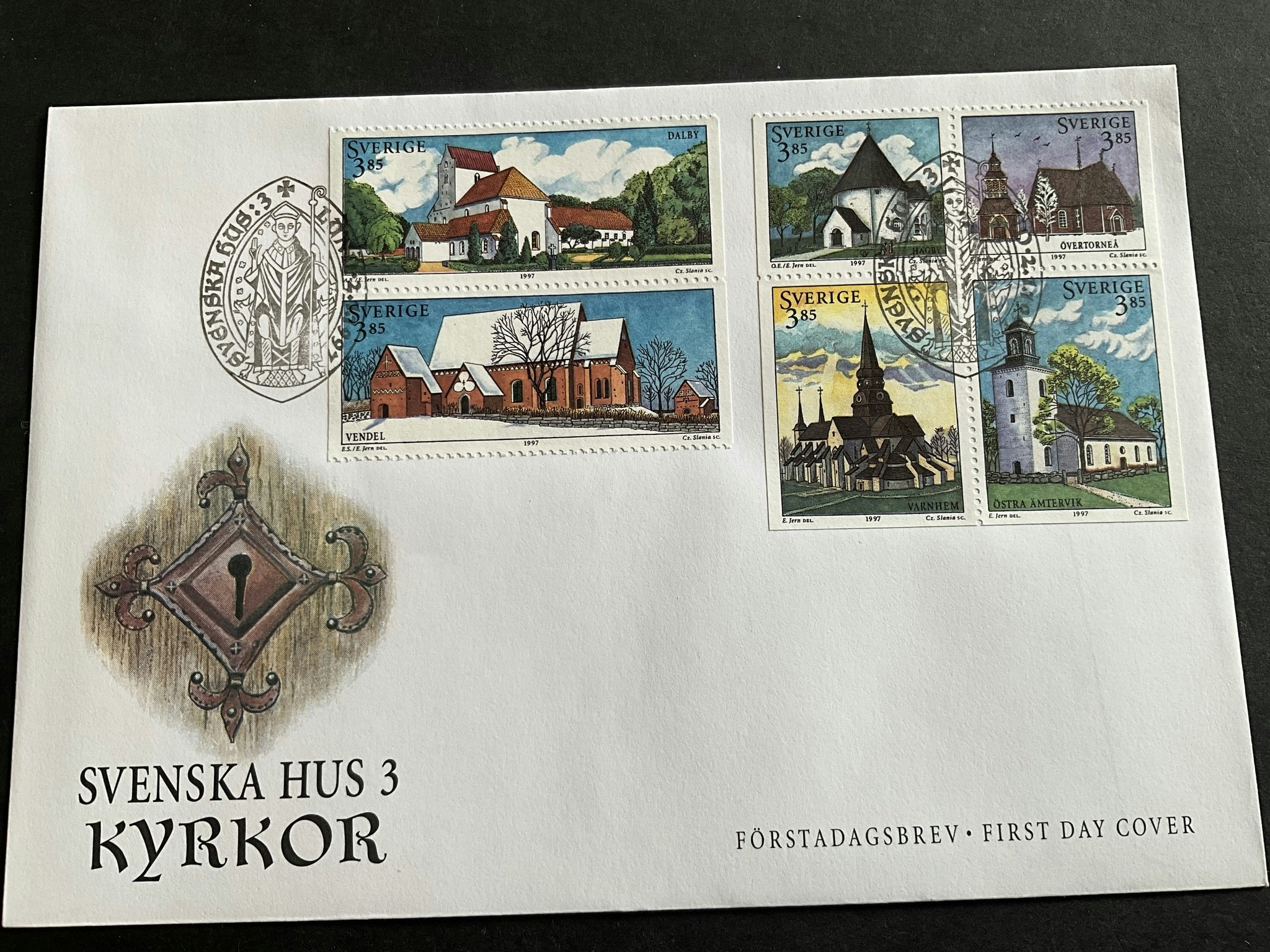 Svenska hus och kyrkor facit nr 1999-2004 FDC